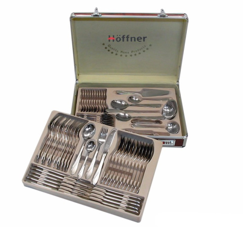 SZTUĆCE OBIADOWE 72 ELE. HOFFNER 18/10 SATYNA HF-7330-s-72 SZTUĆCE OBIADOWE 72 ELE. HOFFNER 18/10 SATYNA HF-7330-s-72