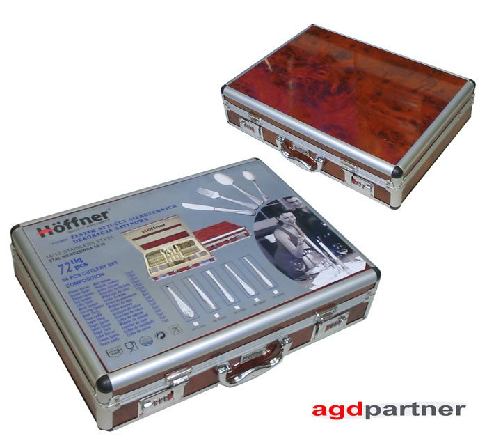 SZTUĆCE OBIADOWE 72 ELE. HOFFNER 18/10 SATYNA HF-7330-s-72 SZTUĆCE OBIADOWE 72 ELE. HOFFNER 18/10 SATYNA HF-7330-s-72