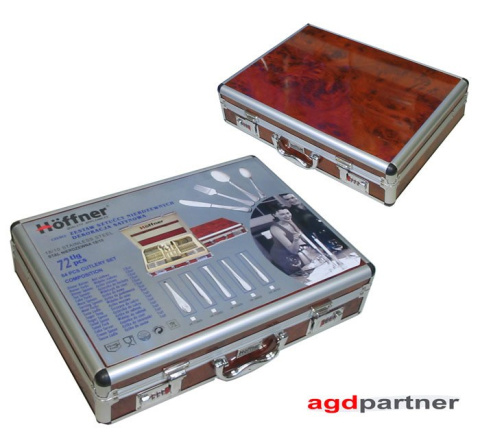 SZTUĆCE OBIADOWE 72 ELE. HOFFNER 18/10 SATYNA HF-7330-s-72 SZTUĆCE OBIADOWE 72 ELE. HOFFNER 18/10 SATYNA HF-7330-s-72