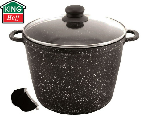 GARNEK GRANITOWY 9.4L / 28CM KiNGHOFF MARMO KH-3768 GARNEK GRANITOWY 9.4L / 28CM KiNGHOFF MARMO KH-3768