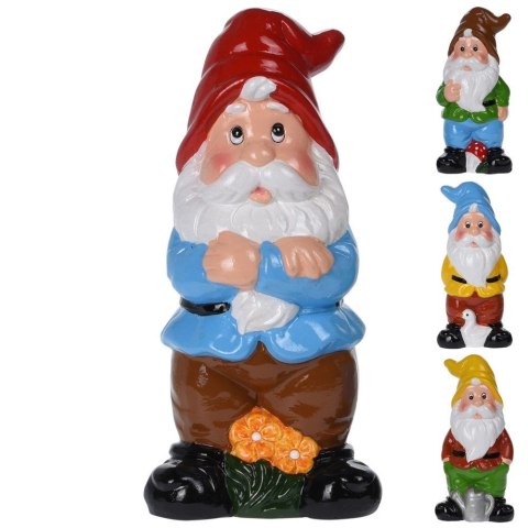 Figurka ogrodowa dekoracja ozdoba do ogrodu krasnal 20cm VILDE 339090-C