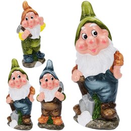 Figurka ogrodowa dekoracja ozdoba do ogrodu krasnal 29cm VILDE 339089