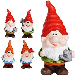 Figurka ogrodowa dekoracja ozdoba do ogrodu krasnal 32cm VILDE 339084