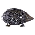 Figurka ogrodowa dekoracja ozdoba do ogrodu metalowy jeż 25x11x13cm PROGARDEN 339172