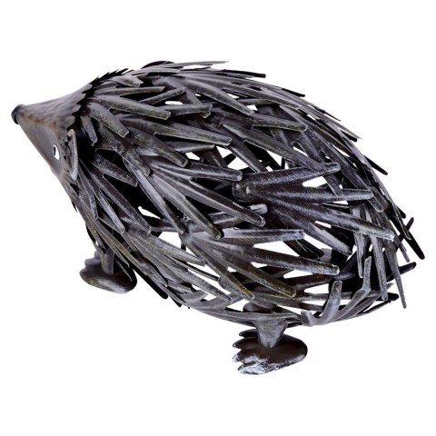 Figurka ogrodowa dekoracja ozdoba do ogrodu metalowy jeż 25x11x13cm PROGARDEN 339172