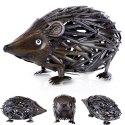 Figurka ogrodowa dekoracja ozdoba do ogrodu metalowy jeż 25x11x13cm PROGARDEN 339172