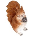 Figurka ogrodowa dekoracja ozdoba do ogrodu wiewiórka 20x10x18.5cm VILDE 339346-W2