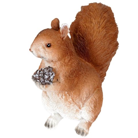 Figurka ogrodowa dekoracja ozdoba do ogrodu wiewiórka 20x10x18.5cm VILDE 339346-W2