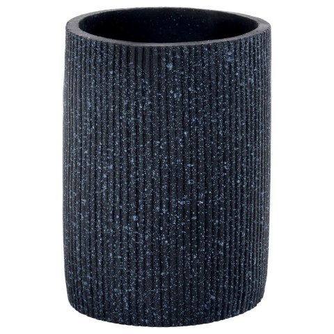 Kubek na szczoteczki do zębów na pastę łazienkowy ceramiczny czarny ALPINA 569984