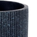 Kubek na szczoteczki do zębów na pastę łazienkowy ceramiczny czarny ALPINA 569984