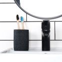 Kubek na szczoteczki do zębów na pastę łazienkowy ceramiczny czarny ALPINA 569984