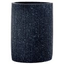 Kubek na szczoteczki do zębów na pastę łazienkowy ceramiczny czarny ALPINA 569984