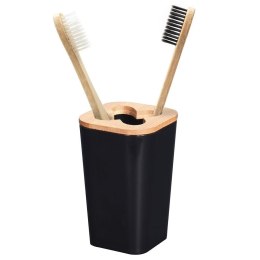 Kubek na szczoteczki do zębów na pastę łazienkowy czarny BATHROOM SOLUTIONS 531311