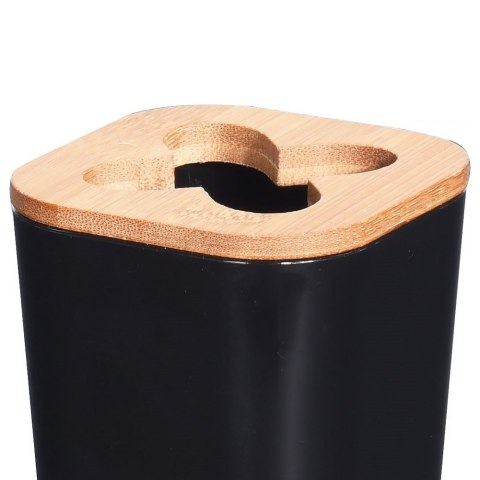 Kubek na szczoteczki do zębów na pastę łazienkowy czarny BATHROOM SOLUTIONS 531311