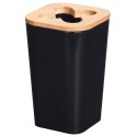 Kubek na szczoteczki do zębów na pastę łazienkowy czarny BATHROOM SOLUTIONS 531311