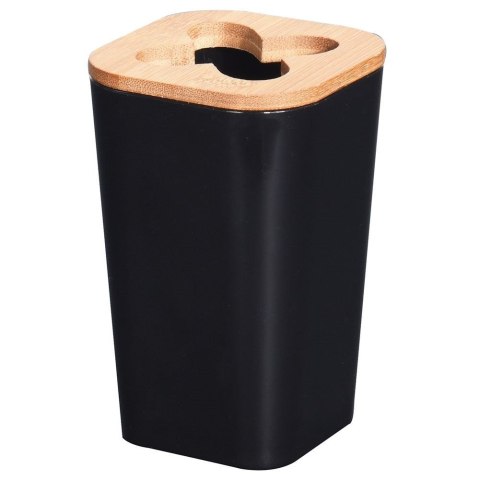 Kubek na szczoteczki do zębów na pastę łazienkowy czarny BATHROOM SOLUTIONS 531311