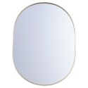 Lusterko kosmetyczne do makijażu do łazienki ze stojakiem złote 16x22 cm VILDE 569712