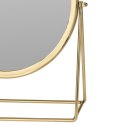 Lusterko kosmetyczne do makijażu do łazienki złote 30x38 cm HOME STYLING COLLECTION 569240