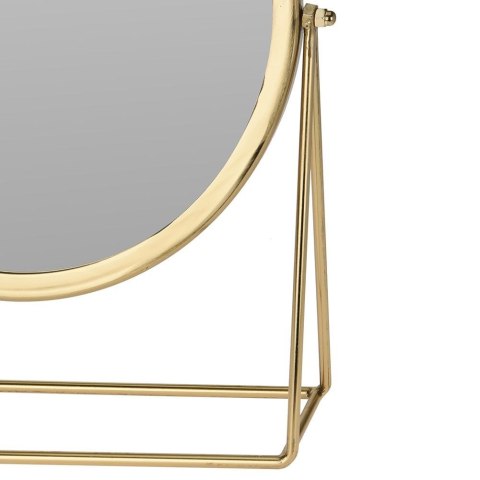 Lusterko kosmetyczne do makijażu do łazienki złote 30x38 cm HOME STYLING COLLECTION 569240