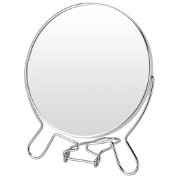 Lusterko kosmetyczne do makijażu dwustronne powiększające do łazienki 14 cm ELEGANZA 510133