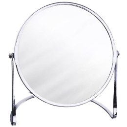 Lusterko kosmetyczne do makijażu dwustronne powiększające do łazienki 17 cm ORION 510146