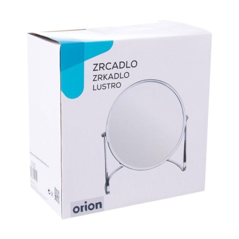Lusterko kosmetyczne do makijażu dwustronne powiększające do łazienki 17 cm ORION 510146