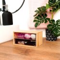 Organizer kuferek na kosmetyki do makijażu pojemnik bambusowy 18.5x12x9.5cm ELEGANZA 569400