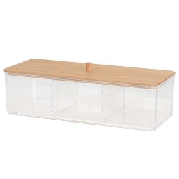 Organizer na kosmetyki do makijażu pojemnik akrylowy 23.5x9.5x8.5cm ELEGANZA 569136