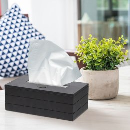 Pojemnik na chusteczki higieniczne papierowe dyspenser dozownik czarny VILDE 569122