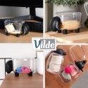 Pojemnik na patyczki do uszu i płatki kosmetyczne pudełko organizer 13cm VILDE 568059