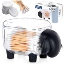 Pojemnik na patyczki do uszu i płatki kosmetyczne pudełko organizer 13cm VILDE 568059