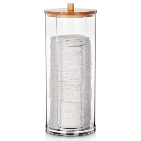Pojemnik na płatki kosmetyczne organizer pudełko 7x18cm VILDE 568041