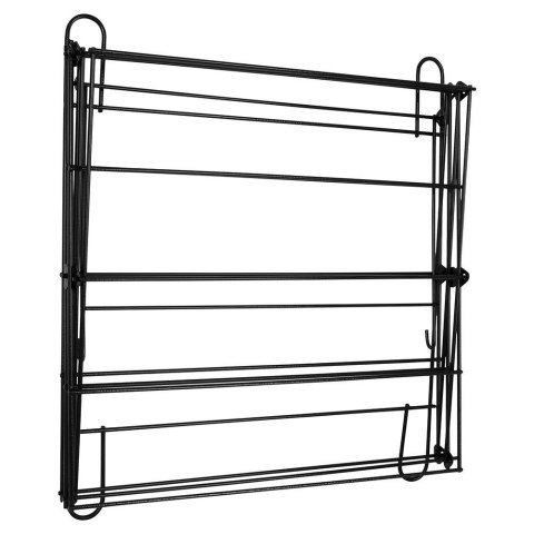 Suszarka na pranie do prania czarna pionowa 57x120cm VILDE 779029