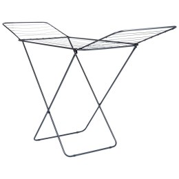 Suszarka na pranie metalowa czarna rozkładana 181cm VILDE 779071