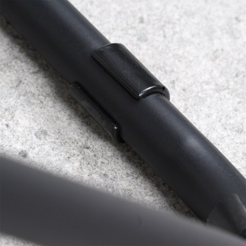 Suszarka na pranie metalowa czarna rozkładana 181cm VILDE 779071