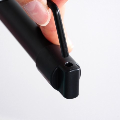 Suszarka na pranie metalowa czarna składana 91x84cm VILDE 779069