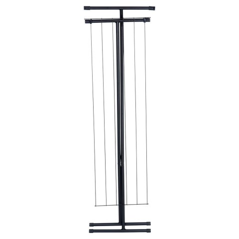 Suszarka na pranie metalowa czarna składana 91x84cm VILDE 779069