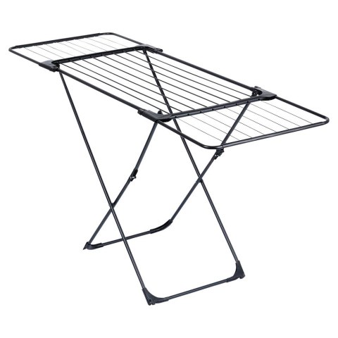 Suszarka na pranie metalowa czarna teleskopowa rozsuwana duża XXL 108-182cm VILDE 779068