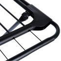 Suszarka na pranie metalowa czarna teleskopowa rozsuwana duża XXL 108-182cm VILDE 779068