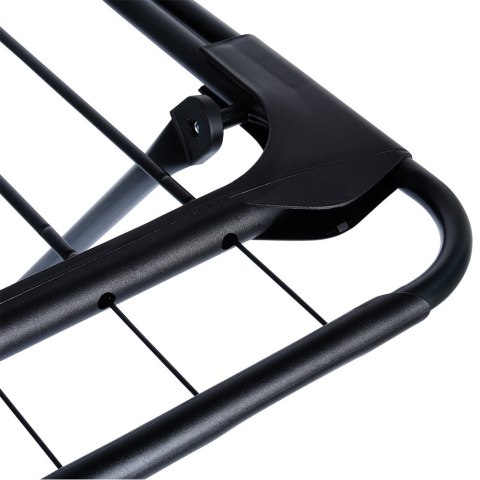 Suszarka na pranie metalowa czarna teleskopowa rozsuwana duża XXL 108-182cm VILDE 779068