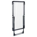 Suszarka na pranie metalowa czarna teleskopowa rozsuwana duża XXL 108-182cm VILDE 779068