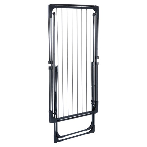 Suszarka na pranie metalowa czarna teleskopowa rozsuwana duża XXL 108-182cm VILDE 779068
