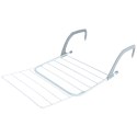 Suszarka na pranie na kaloryfer metalowa biała rozkładana 55x50.5cm VILDE 568005