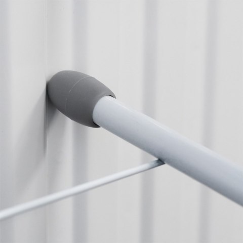 Suszarka na pranie na kaloryfer metalowa biała rozkładana 55x50.5cm VILDE 568005