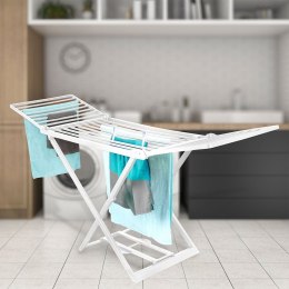 Suszarka na pranie stojąca biała rozkładana duża XXL 208cm PROGARDEN 531104