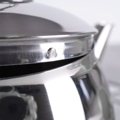 Czajnik stalowy z gwizdkiem na gaz srebrny ANETT 1.2L ORION 113518