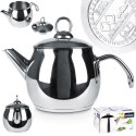 Czajnik stalowy z gwizdkiem na gaz srebrny ANETT 1.2L ORION 113518