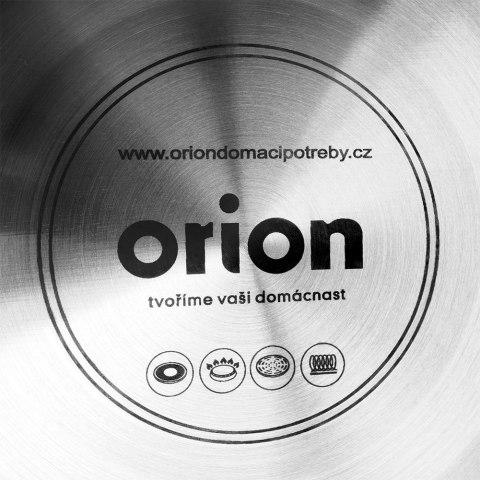 Czajnik z gwizdkiem stalowy na gaz indukcja biały WOODEN 3L ORION 113505