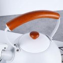 Czajnik z gwizdkiem stalowy na gaz indukcja biały matowy WHITELINE 2.9L ORION 113519