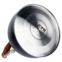 Czajnik z gwizdkiem stalowy na gaz indukcja czarny 2.5L VILDE 199068